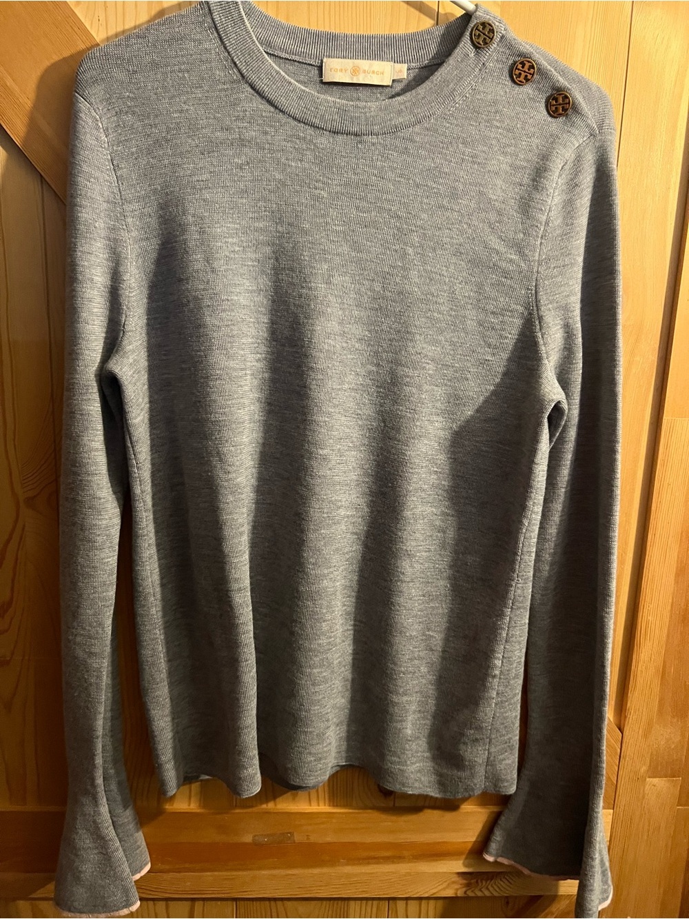 Tory Burch Gray Sweater